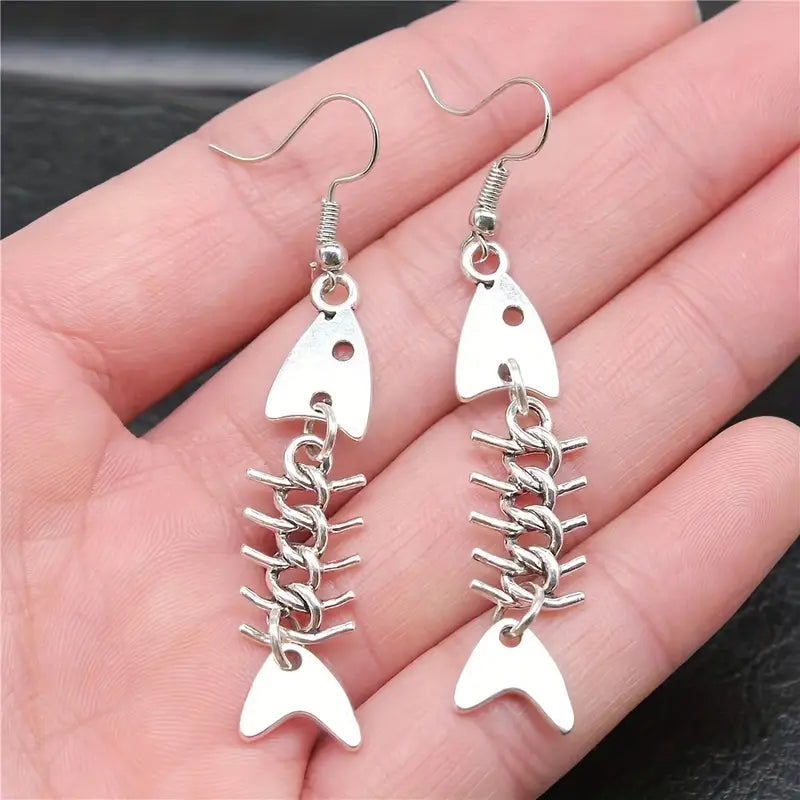 Fishbone Earrings