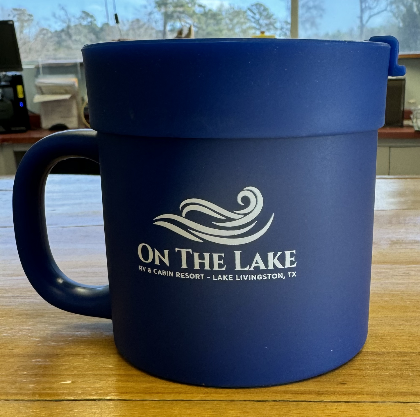 Life is Better at the Lake - Lake Livingston, TX 16 oz. Silipint Coffee Mug w/ Flip Lid