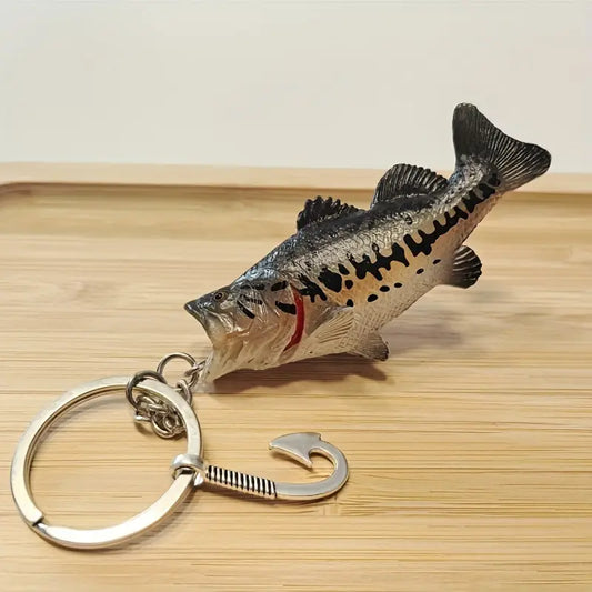 3-D Bass Keychain