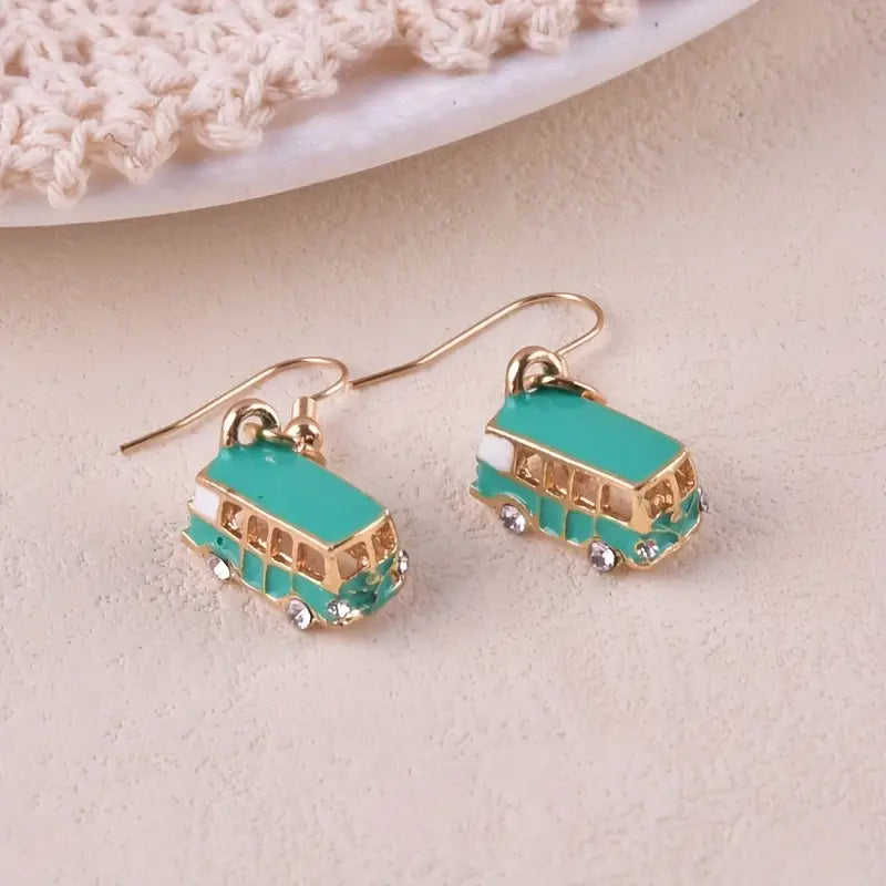 Vintage VW Bus Earrings