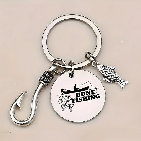 Gone Fishin Keychain