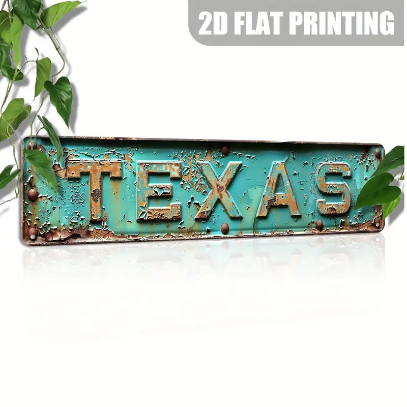 Texas Metal Sign