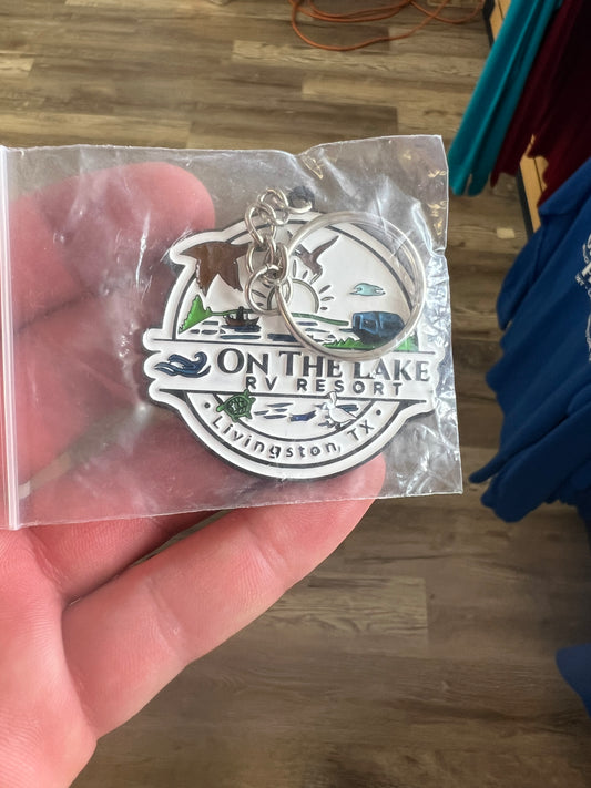 On the Lake Logo Keychain
