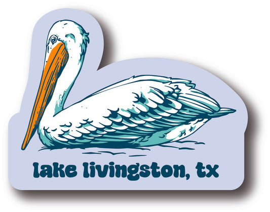 Pelican Lake Livingston, TX Sticker