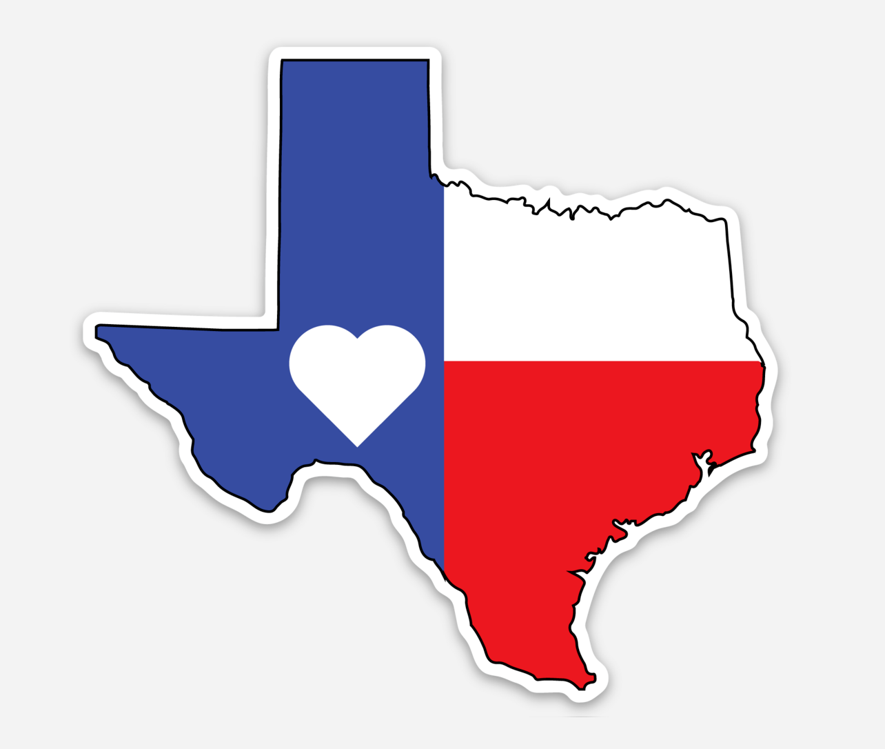 Heart Texas Magnet