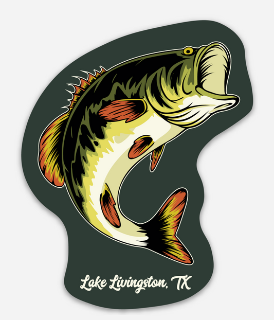 Bass Lake Livingston, TX Magnet