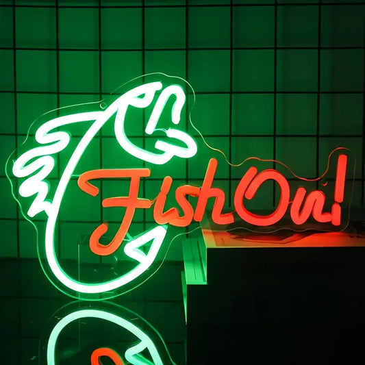 Fish On! Neon Sign