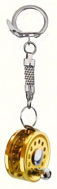 Spinning Fishing Reel Keychains